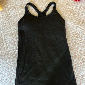 Black lululemonn ebb to street tank